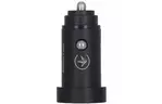 Зарядное устройство Ergo ECC-224 Mini 2.4A 2xUSB Car Charger (Black) (EСC-224 Mini (B))