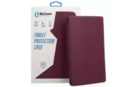 Чехол для планшета BeCover Smart Case Samsung Galaxy Tab S7 Plus Red Wine (705229) - Фото