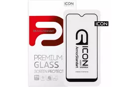 Стекло защитное Armorstandart Icon Samsung A01 Black (ARM56125-GIC-BK) - Фото