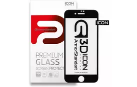 Стекло защитное Armorstandart Icon 3D Apple iPhone 8 Plus/7 Plus Black (ARM55982-GI3D-BK) - Фото