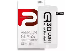 Стекло защитное Armorstandart Icon 3D Apple iPhone 8 Plus/7 Plus White (ARM55983-GI3D-WT) - Фото