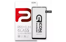 Стекло защитное Armorstandart Icon Samsung A21s Black (ARM56243-GIC-BK) - Фото