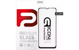 Скло захисне Armorstandart Icon Xiaomi Redmi 9 Black (ARM56279) - Фото