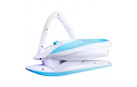 Санки Plastkon Skidrifter белые с голубым (49098) - Фото