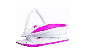 Санки Plastkon Skidrifter белые с розовым (49099) - Фото