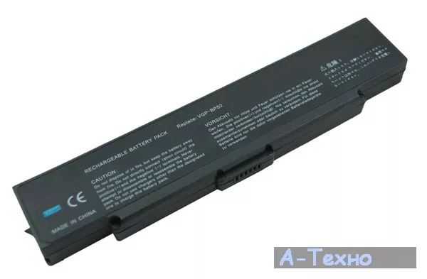 Аккумулятор для ноутбука SONY VAIO PCG-6C1N (VGP-BPS2, SY5651LH) 11.1V 5200mAh PowerPlant (NB00000138) - Фото 1