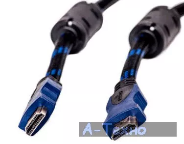 Кабель мультимедийный HDMI to HDMI 5.0m PowerPlant (KD00AS1248) - Фото 1