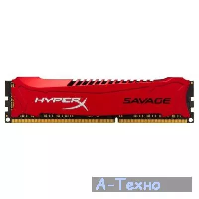 Модуль памяти для компьютера DDR3 8GB 2133 MHz Savage Red Kingston (HX321C11SR/8) - Фото 1
