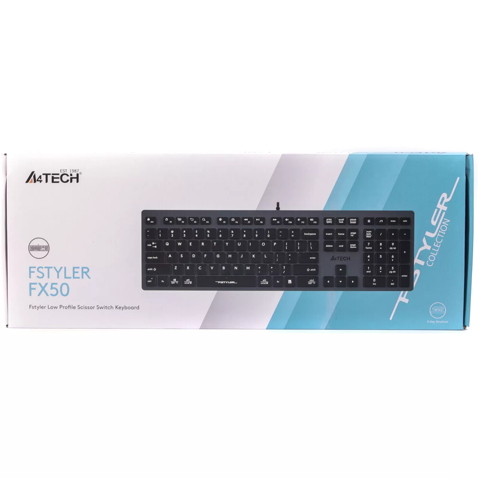 Клавиатура A4Tech FX-50 USB Grey - Фото 1 Клавиатура A4Tech FX-50 USB Grey - Фото 1