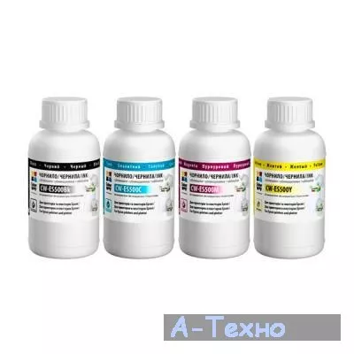 Чернила ColorWay Epson Sublimation 4х100мл (CW-ES500SET(BK/C/M/Y)01) - Фото 1