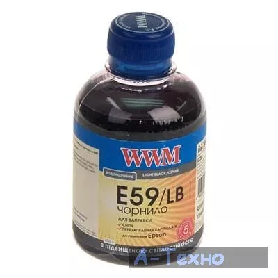 Чернила WWM EPSON StPro 7890/9890 Light Black (E59/LB) - Фото 1