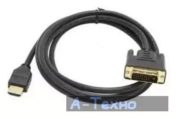 Кабель мультимедийный HDMI to DVI 24+1pin M, 3.0m PATRON (CAB-PN-DVI-HDMI-30) - Фото 1