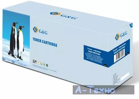 Картридж G&G для HP Color LJ CP1025/CP1025nw Black (G&G-CE310A) - Фото 1