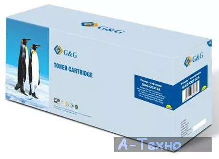 Картридж G&G для HP Color LJ CP1025/CP1025nw Yellow (G&G-CE312A) - Фото 1