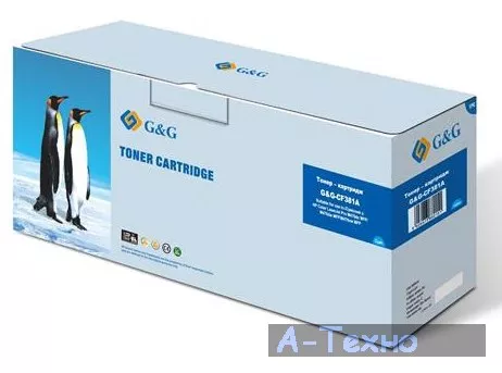 Картридж G&G для HP LJ Pro M476dn/M476dw/M476nw Cyan (G&G-CF381A) - Фото 1