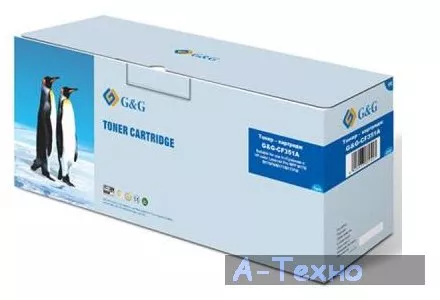 Картридж G&G для HP Color LJ M176/M176FN/M177/ M177FW Cyan (G&G-CF351A) - Фото 1