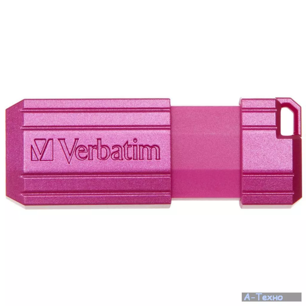 USB флеш накопитель Verbatim 16GB Store 'n' Go PinStripe Pink USB 2.0 (49067) - Фото 1