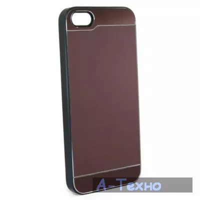 Чехол для моб. телефона JCPAL Aluminium для iPhone 5S/5 (Smooth touch-Brown) (JCP3106) - Фото 1