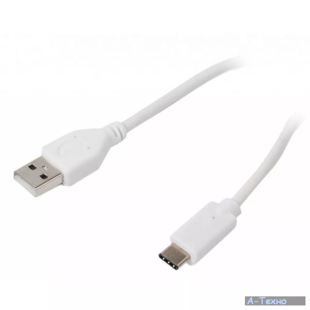 Дата кабель USB 2.0 AM to Type-C 1.0m Viewcon (VC-USB2-UC-001-W) - Фото 1