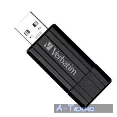 USB флеш накопитель 32Gb Store'n'Go PinStripe black Verbatim (49064) - Фото 1
