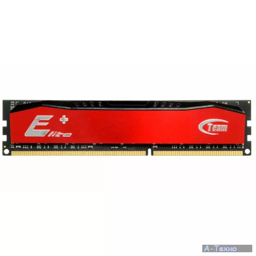 Модуль памяти для компьютера DDR4 8GB 2400 MHz Elite Plus Red Team (TPRD48G2400HC1601) - Фото 1