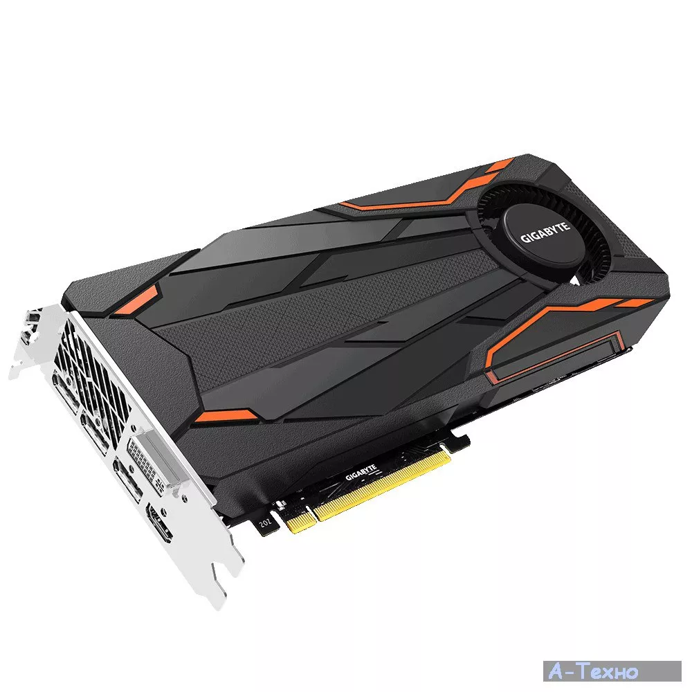 Видеокарта GIGABYTE GeForce GTX1080 8192Mb Turbo OC (GV-N1080TTOC-8GD) - Фото 1
