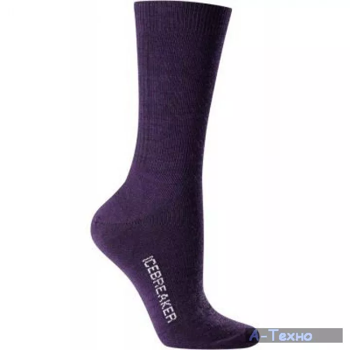 Термоноски Icebreaker Life UltraLight Crew WMN burgundy hthr M (101 301 502 M) - Фото 1