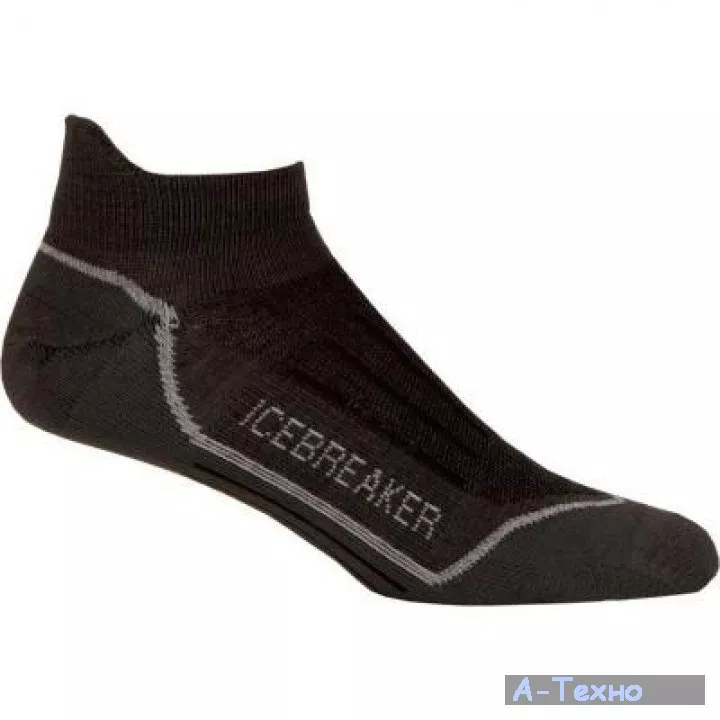 Термоноски Icebreaker GT Run Lt Micro MEN oil/silver/oil S (IBN 769 B15 S) - Фото 1