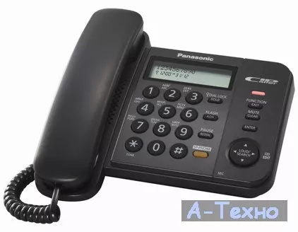 Телефон Panasonic KX-TS2356UAB Black - Фото 1