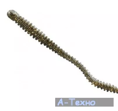 Силикон рыболовный Nomura Glitter Rib Worm 120мм 3,5гр. цвет-035 (gold glitter back) 6 (NM71003512) - Фото 1