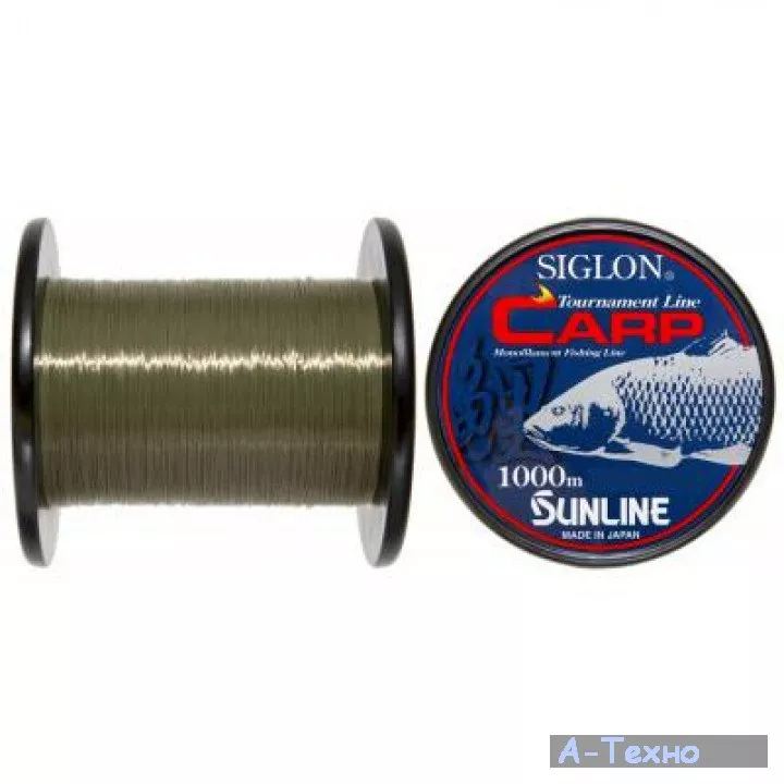 Леска Sunline SIGLON CARP 1000м (зеленый) 0.28мм (1658.03.31) - Фото 1
