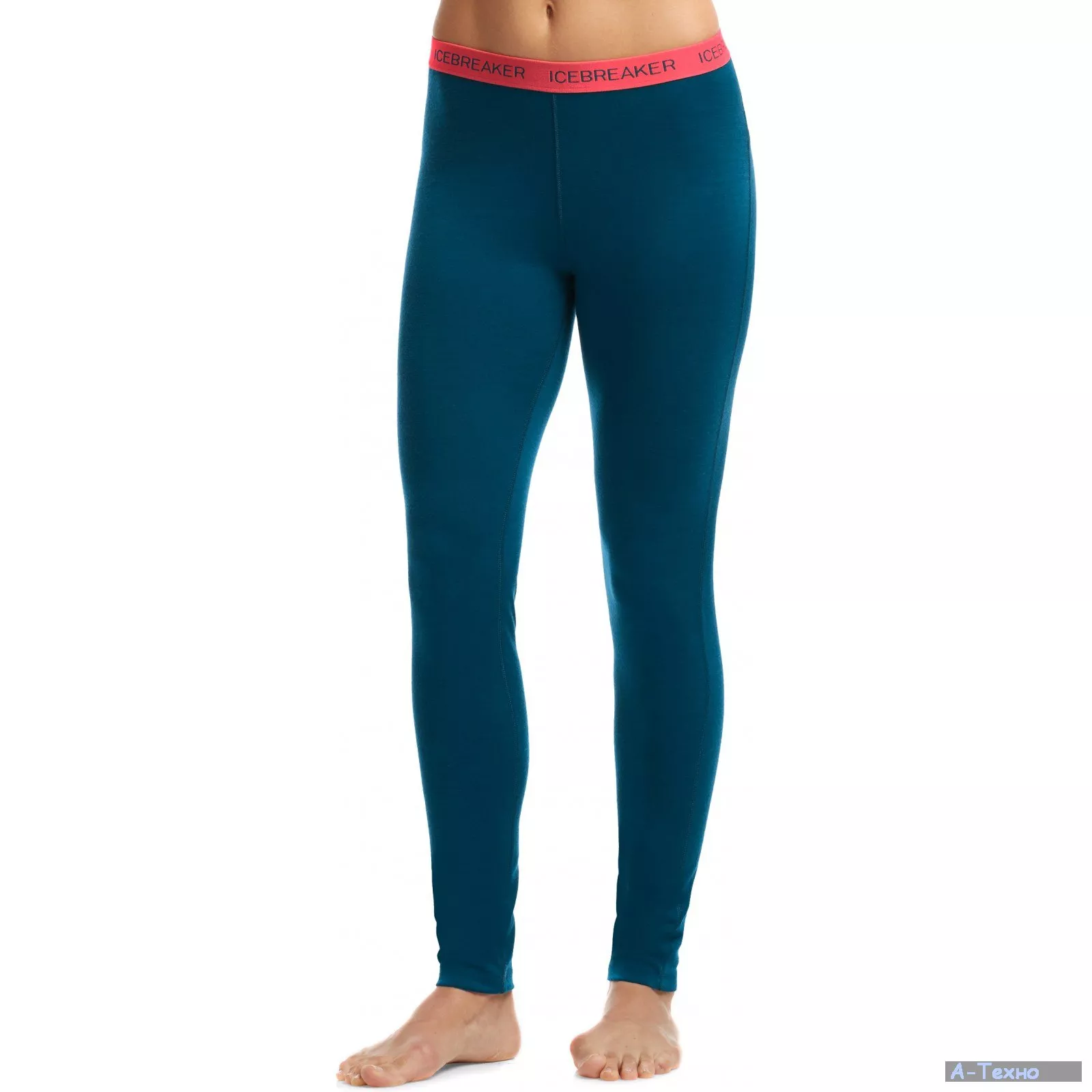 Термоштаны Icebreaker BF 200 Oasis Leggings WMN night/grapefruit L (100 521 403 L) - Фото 1