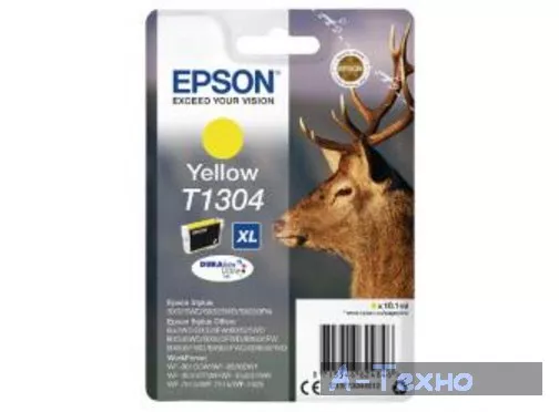 Картридж струйный EPSON St SX525WD/Office B42WD/BX625FWD Eellow XL new (C13T13044012) - Фото 2