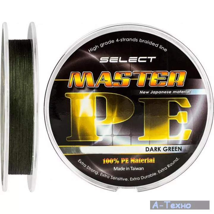 Шнур Select Master PE 150m 0.20мм 24кг (1870.01.77) - Фото 1