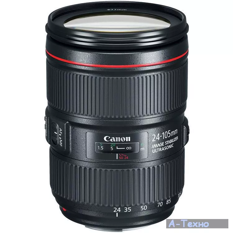 Объектив Canon EF 24-105mm f/4L II IS USM (1380C005) - Фото 1