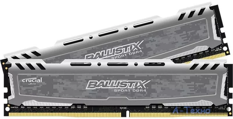 Модуль памяти для компьютера DDR4 8GB (2x4GB) 2400 MHz Ballistix Sport MICRON (BLS2C4G4D240FSB) - Фото 1