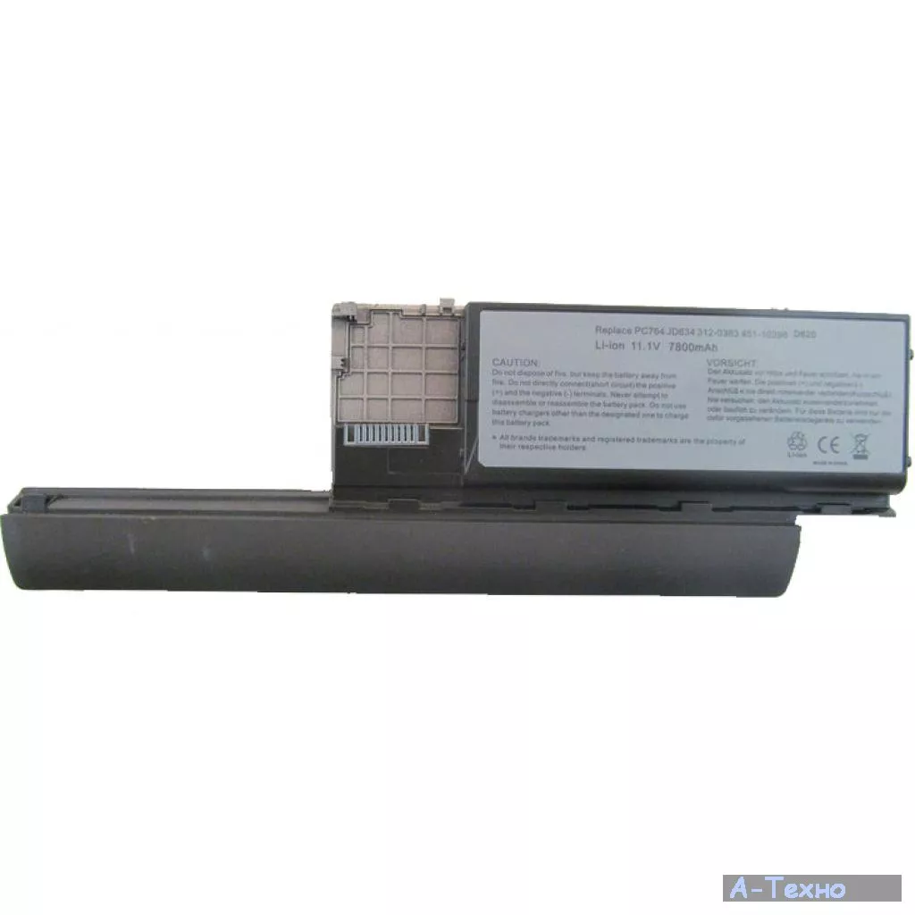 Аккумулятор для ноутбука Alsoft Dell Latitude D620 PC764 7800mAh 9cell 11.1V Li-ion (A41055) - Фото 1