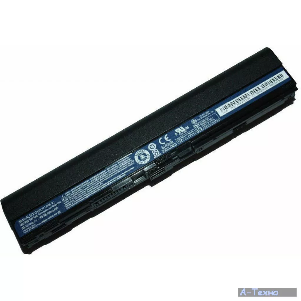 Аккумулятор для ноутбука Acer Acer AL12X32 5000mAh (56Wh) 6cell 11.1V Li-ion (A41973) - Фото 1
