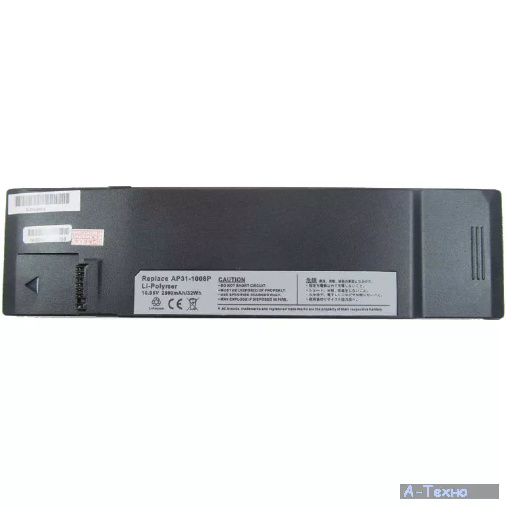 Аккумулятор для ноутбука Alsoft Asus AP31-1008P 2900mAh 3cell 10.95V Li-ion (A41462) - Фото 1