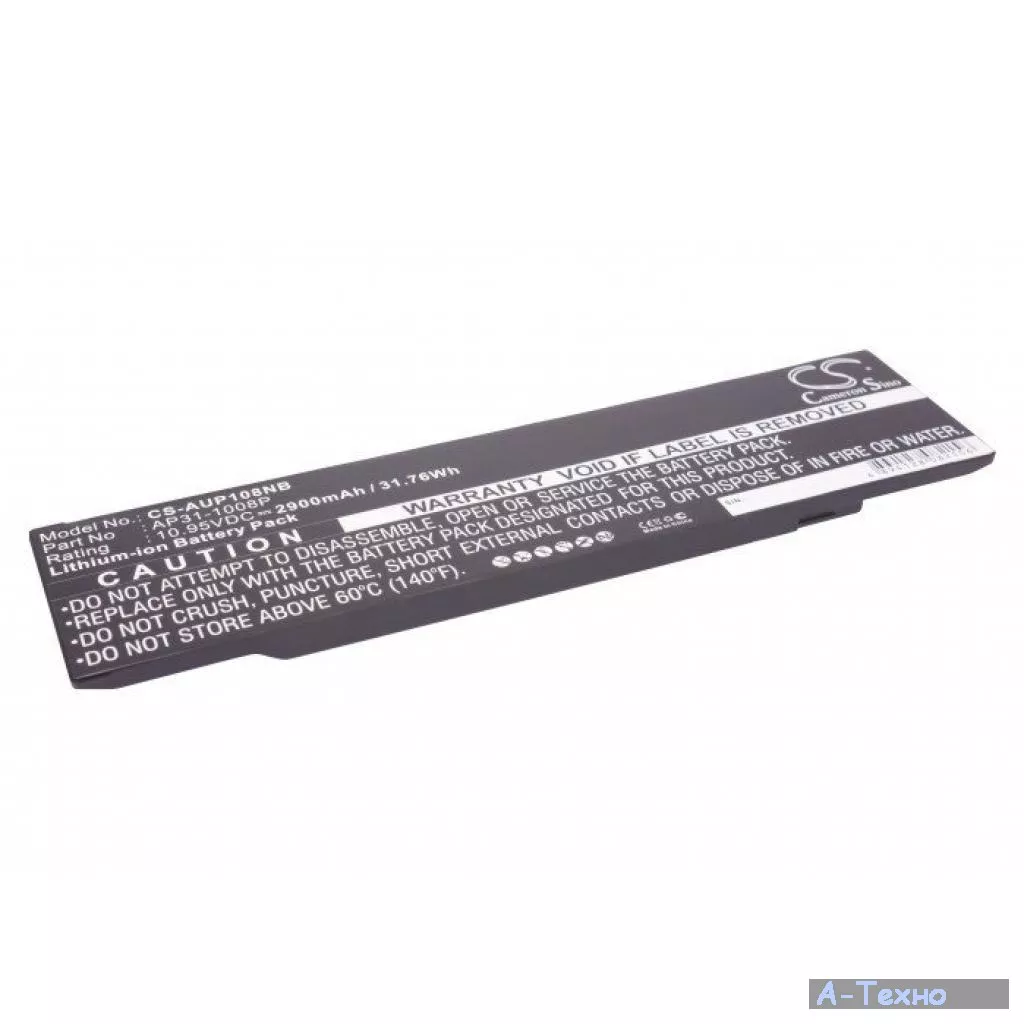 Аккумулятор для ноутбука Alsoft Asus AP31-1008P 31.76Wh (2900mAh) 3cell 10.95V Li-ion (A41915) - Фото 1