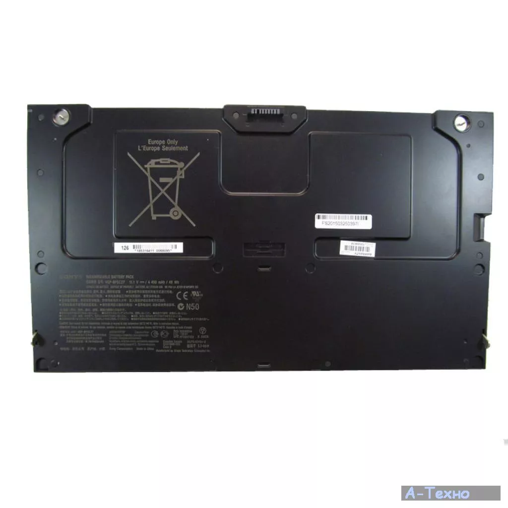 Аккумулятор для ноутбука SONY Sony VGP-BPSC27 4400mAh 6cell 11.1V Li-ion (A41980) - Фото 1