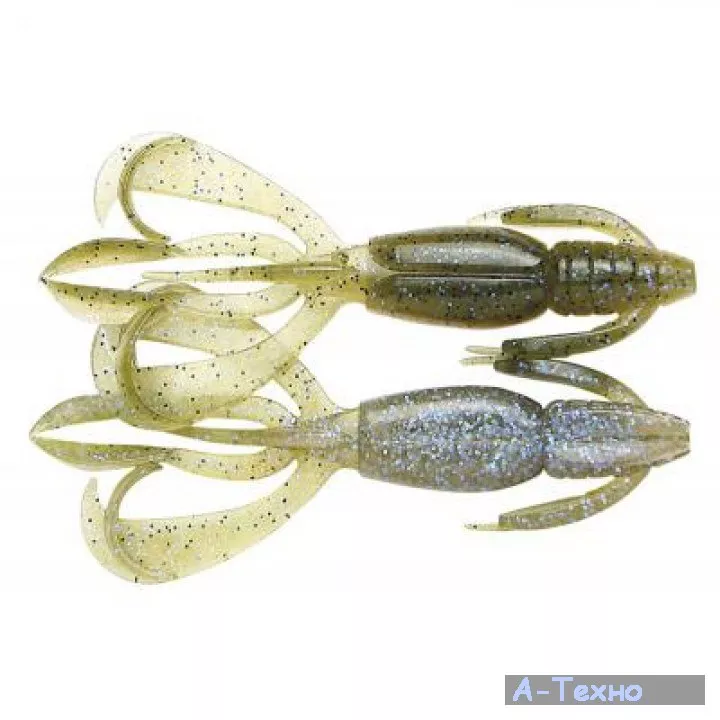 Силикон рыболовный Keitech Crazy Flapper 4.4" 464 Electric Green Craw (1551.04.47) - Фото 1