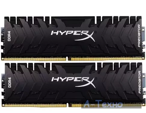 Модуль памяти для компьютера DDR4 32GB (2x16GB) 2400 MHz HyperX Predator Kingston (HX424C12PB3K2/32) - Фото 1