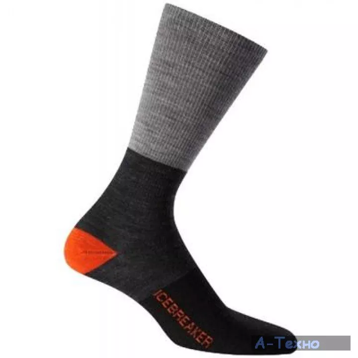 Термоноски Icebreaker Lifestyle Crew UL MEN gradient twister hthr M (104 050 001 M) - Фото 1