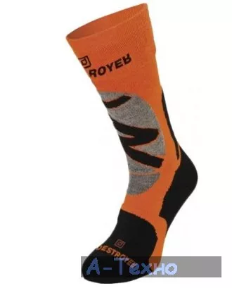 Термоноски Destroyer Ski/Snowboard оранж/серый/черный 41-43 (DSSB- 777 orange 41-43) - Фото 1