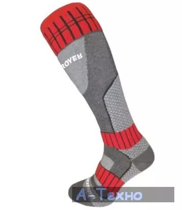 Термоноски Destroyer Ski/Snowboard Universal серый/светло-серый/красный 35-37 (DSSU- 100 35-37) - Фото 1