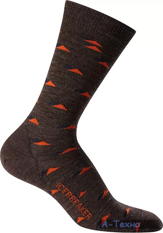 Термоноски Icebreaker Life Ultra Lite Crew MEN earthen hthr M (102 087 201 M) - Фото 1