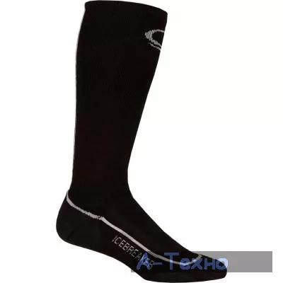 Термоноски Icebreaker Ski Mid WMN black/white/black S (IBN 310 316 S) - Фото 1