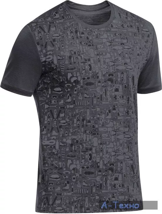 Термофутболка Icebreaker Tech T Lite SS MEN monsoon cadet XL (101 270 002 XL) - Фото 1