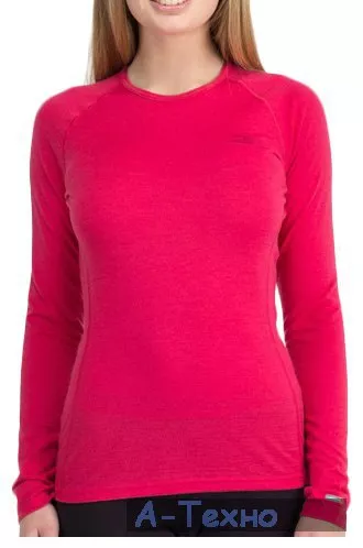 Термофутболка Icebreaker BF 200 Oasis Crewe WMN cherub L (IBE 123 G52 L) - Фото 1